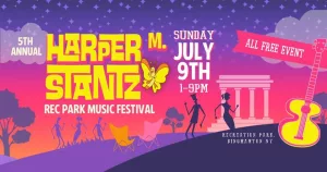 Harper M. Stantz Rec Park Music Festival 2023 is Coming July 9th