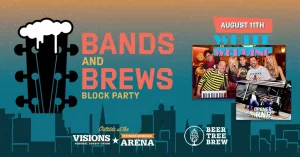 Bands and Brews Block Party: White Wedding & RNR