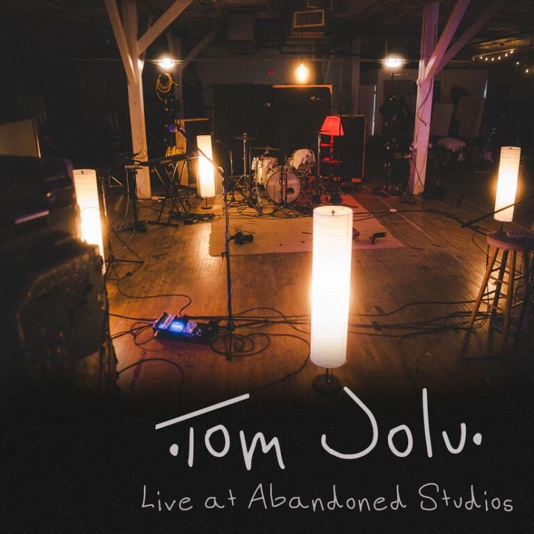 The album cover for Tom Jolu Live at Abandoned Studios